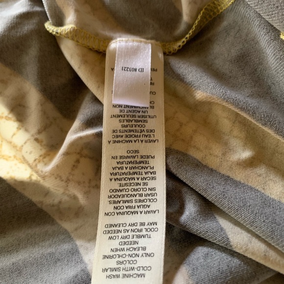 Chico’s Golden Zebra Print Maxi Dress Size 1 - Picture 11 of 13